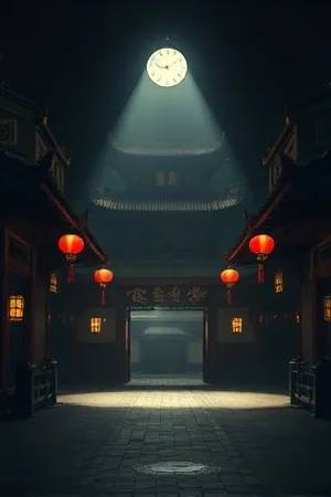 《旧书店的访客》竖版封面，窄小书店里的一排旧书