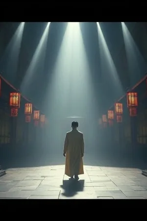 《灯下无人》竖版封面，台灯照亮的旧木桌