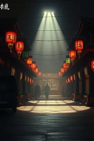 《雾港来信》竖版封面，港口夜雾里立着灯塔剪影