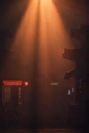 《第七次日落》竖版封面，城市天台边缘落着夕阳