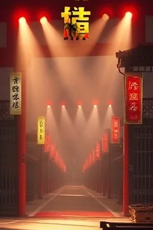 《长夜放映厅》竖版封面，老式放映机光束穿过黑暗